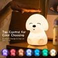 Puppy Kids Night Light,Remote Night Light for Kids Room Girls Gifts