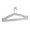thumbnail image 2 of 10Pcs Silver Metal Wire Coat Clothes Hangers Wet Dry Dual Use Hanger Laundry Rack Portable Drying Rack Household Coat Hanger for Home Wardrobe Daily Use, 2 of 7