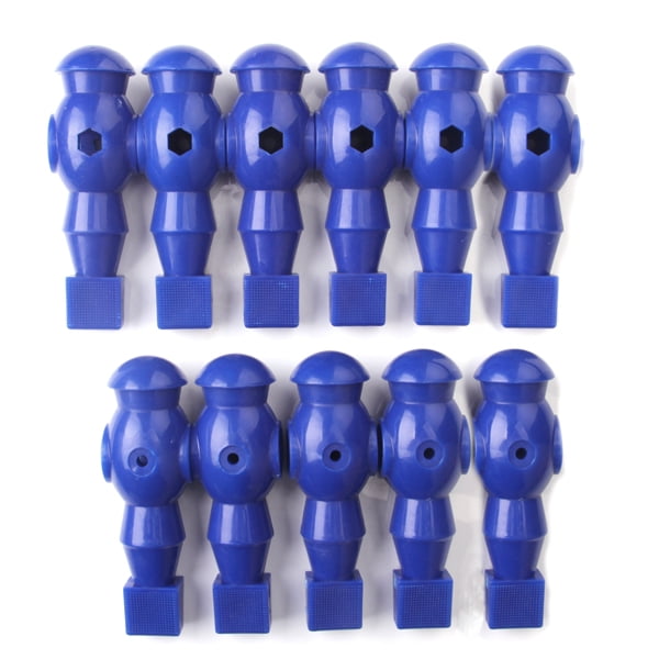 11 Uds 5/8 ''futbolín hombre de fútbol parte juego interior , Azul como se describe Azul-11 piezas