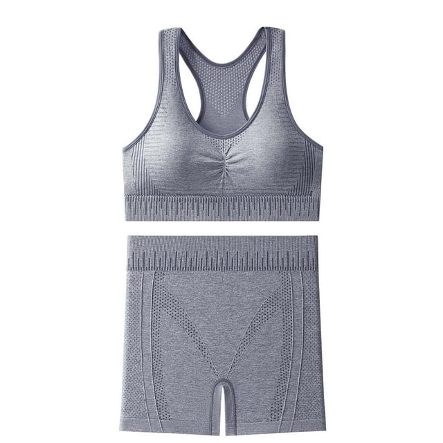 Women's No-Steel Ring Gathering No-Marking Body Shaping Yoga Type Breathable Sports Underwear Suit