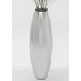 thumbnail image 5 of Green Floral Crafts 36-inch Natural Bamboo Cylinder Floor Vase Wooden for Dried Flowers Branches Perfect Spa Office Dining Living Room Entry Way Home Decoration, Lacquer Oyster-Silver, 5 of 5