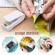 thumbnail image 5 of Mini máquina selladora portátil Nueva mini selladora de bolsas Selladora al vacío térmica de mano Máquina selladora doméstica Selladora térmica Tapadora para bolsas Paquete de alimentos Aparato de, 5 of 8