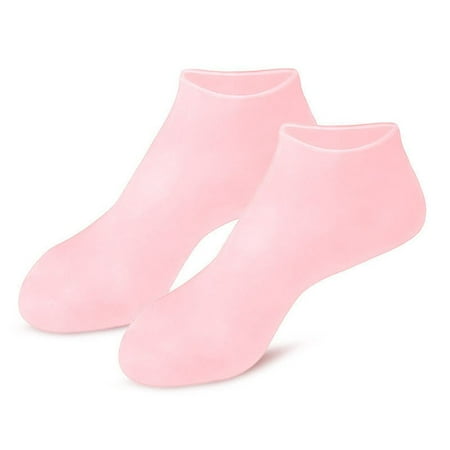 

1 pair Foot Care Moisturizing Foot Guard Anti-drying Household Floor Socks Moisturizing Socks Beach Waterproof Socks Elastic Socks Sock PINK-L