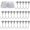 3g-50pcs, variant on Crappie Jig Heads for Fishing, Round Ball Head Jig Fishing Hooks Unpainted Jig Heads for Bass Crappie Walleye Fishing Jigs Saltwater Freshwater