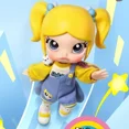 thumbnail image 4 of Figura de anime de la serie Molly X Flying Little Cop, auténtica muñeca móvil Kawaii, modelo coleccionable de dibujos animados para niña, juguete para regalo de cumpleaños, 4 of 5