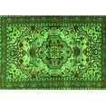 thumbnail image 1 of Ahgly Company Indoor Rectangle Persian Green Traditional Area Rugs, 2' x 4', 1 of 1