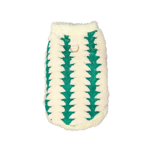 Winter Pet Clothes for Large Dogs & Cats – Soft Fleece-Lined Sweater for Golden Retrievers, Cats, and Medium to Large Pets, Green