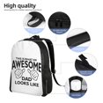 thumbnail image 4 of Esta es una mochila escolar para papá realmente increíble para estudiantes, mochila de viaje, bolso para computadora portátil, bolso de hombro para hombres y mujeres., 4 of 5