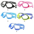 thumbnail image 4 of Toystoory Gafas de natación para niños Correa de vista amplia Gafas para niños Unisex Kayak Gafas portátiles para exteriores con tapones para Deportes acuáticos Azul, 4 of 6
