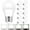 Daylight White, variant on A15 LED Bulb Dimmable E26 6.5W, Fan Light Bulb Refrigerator Light Bulb, 60W Incandescent Bulb Equilavent, Soft White 2700K, 600LM, Dimmable for Chandeliers and Desk Lights (6 Pack)