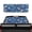 Blue Floral Pattern, variant on POLERO Cute Cartoon Bee Rear Window Decals 66.9 x 22.4 Inch, Vinyl Perforated Decals Fit Most Pickup Trucks SUV, Decorative Truck Back Window Graphics for Personalized Decoration