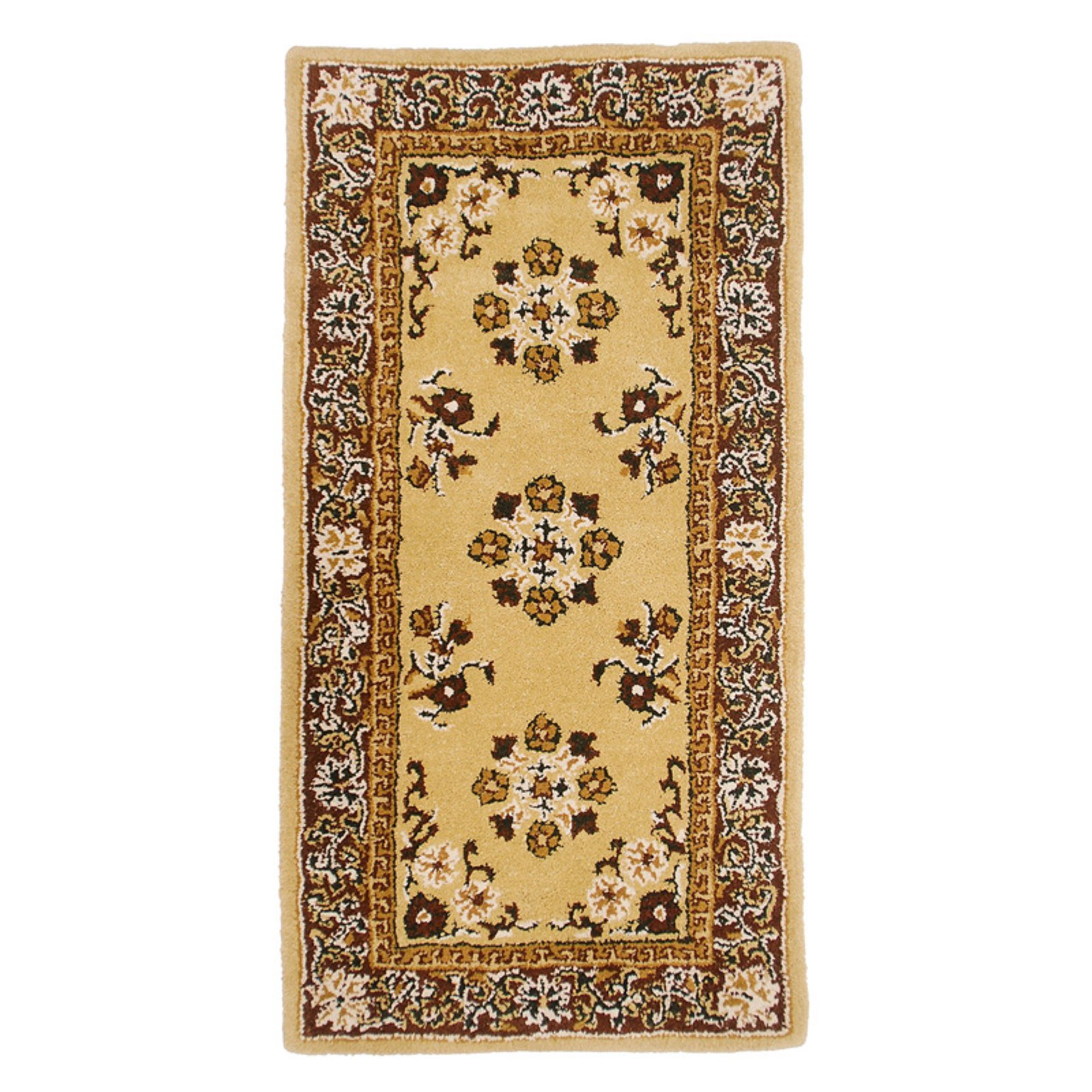 Minuteman International Beige Oriental Hearth Rug