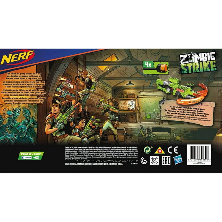  Nerf Zombie Strike Wrathbolt : Toys & Games