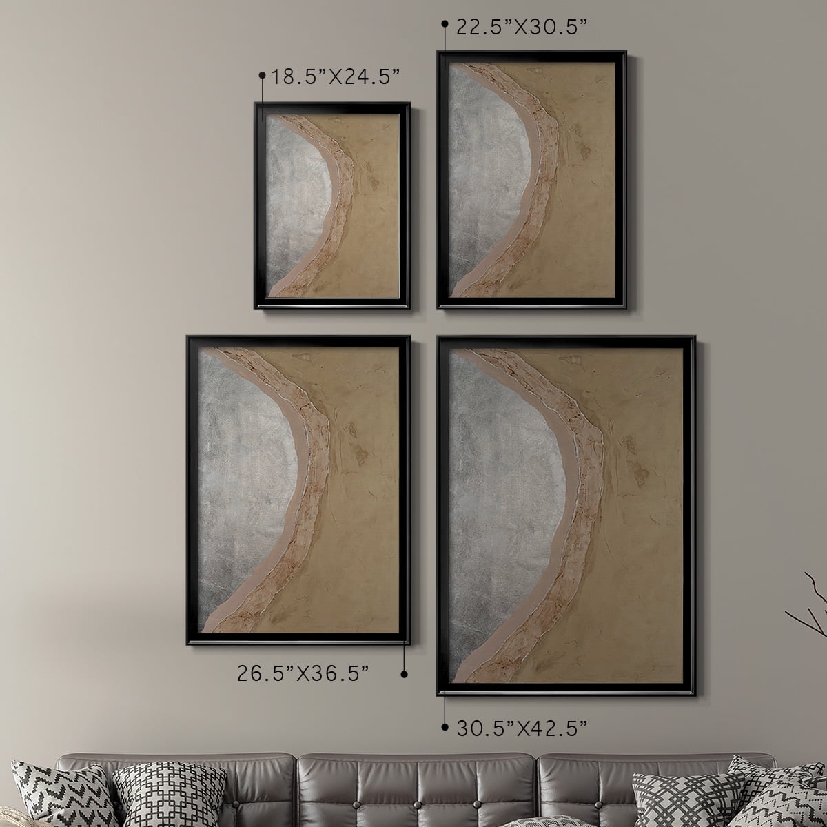 Silver Lake I Premium Framed Print, in Gold, Black, or Silver - Ready to Hang