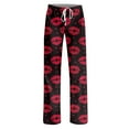 thumbnail image 4 of Womens Love Heart Pajama Pants Heart Funny Holiday Love Heart Pj Pants Comfy Drawstring Sleepwear Long Pajamas Pants, 4 of 6