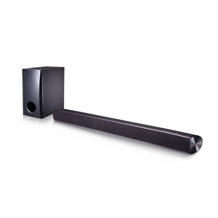 LG 2.1 Channel 100W Soundbar System with Wired Subwoofer - (Best Cheap Active Subwoofer)