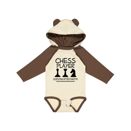 

Inktastic Chess Player Game Gift Baby Boy or Baby Girl Long Sleeve Bodysuit