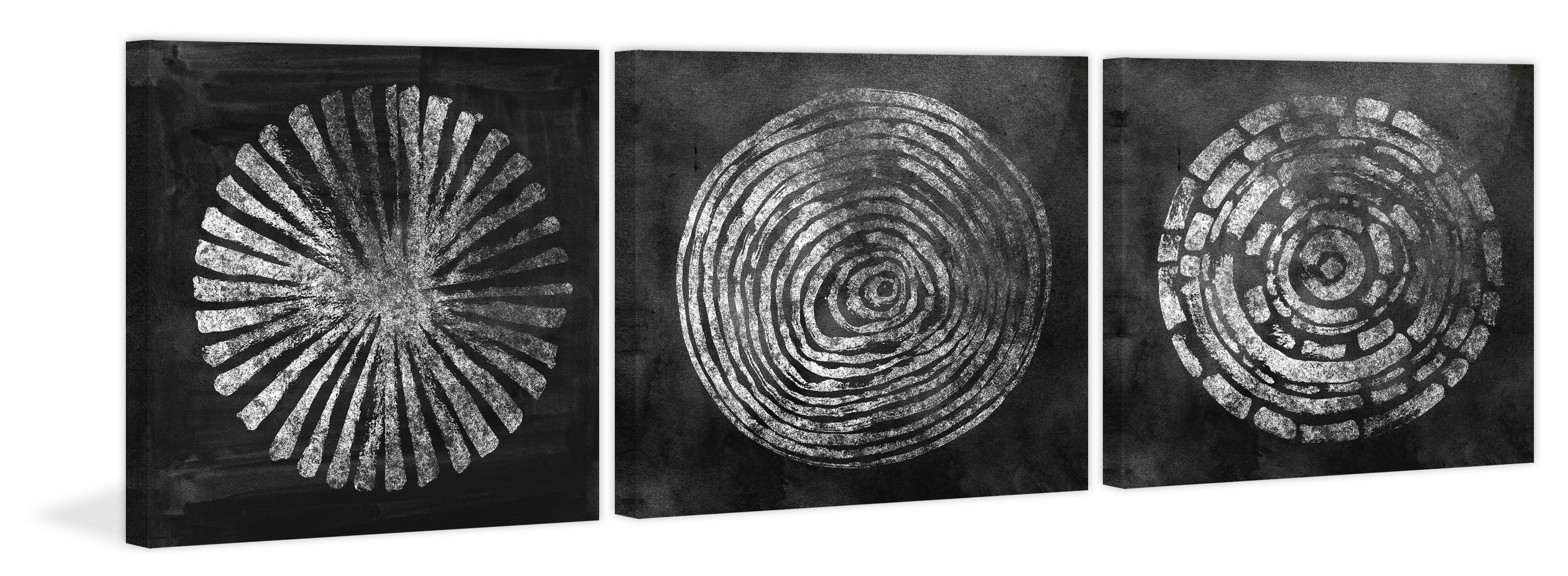 Marmont Hill Silver Circle Triptych