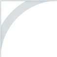 thumbnail image 3 of Ekena Millwork 2"W x 24"D x 24"H Legacy Steel Bracket, Hammered White, 3 of 12