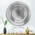 thumbnail image 4 of Designart 'Different Moon Phases In Space' Bohemian & Eclectic Circle Metal Wall Art 36x36 - Disc of 36, 4 of 5