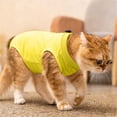 thumbnail image 5 of Cat Recovery Suit for Male and Female, Ongmies Surgical Post Surgery Soft Cone Onesie Shirt Clothes Neuter Licking Protective Diapers Outfit Cover Kitten Spay Collar, 5 of 5