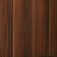 thumbnail image 3 of Liam 22 Inch Square Side End Table Brown Wood Pedestal Base Glass Top - Saltoro Sherpi, 3 of 6
