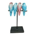 thumbnail image 4 of Comfy Hour Farmhouse Collection 10" Polyresin Four Birds Sparrows Gathering On Stand Tabletop Decor, 4 of 5