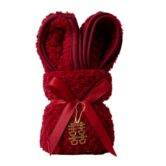 Lilixerw Cute Rabbit Towel,Soft Absorbent Fiber Washcloth for Shower,Gift,Party Favor,Bath,Household Decorative Face Hand Towel,11.8x15.7 Inch,Easter Theme Towel