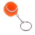 thumbnail image 3 of kusrkot Orange Emulational 3D Tennis Ball Pendant Keyring Chain Keychain, 3 of 6