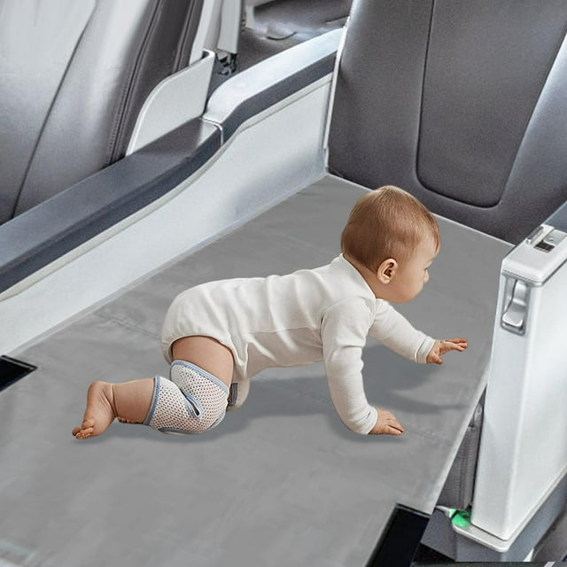 Repose-pieds d'Avion pour Enfants Compact Repose-Pieds Hamac Accessoires de Voyage en Avion Gris