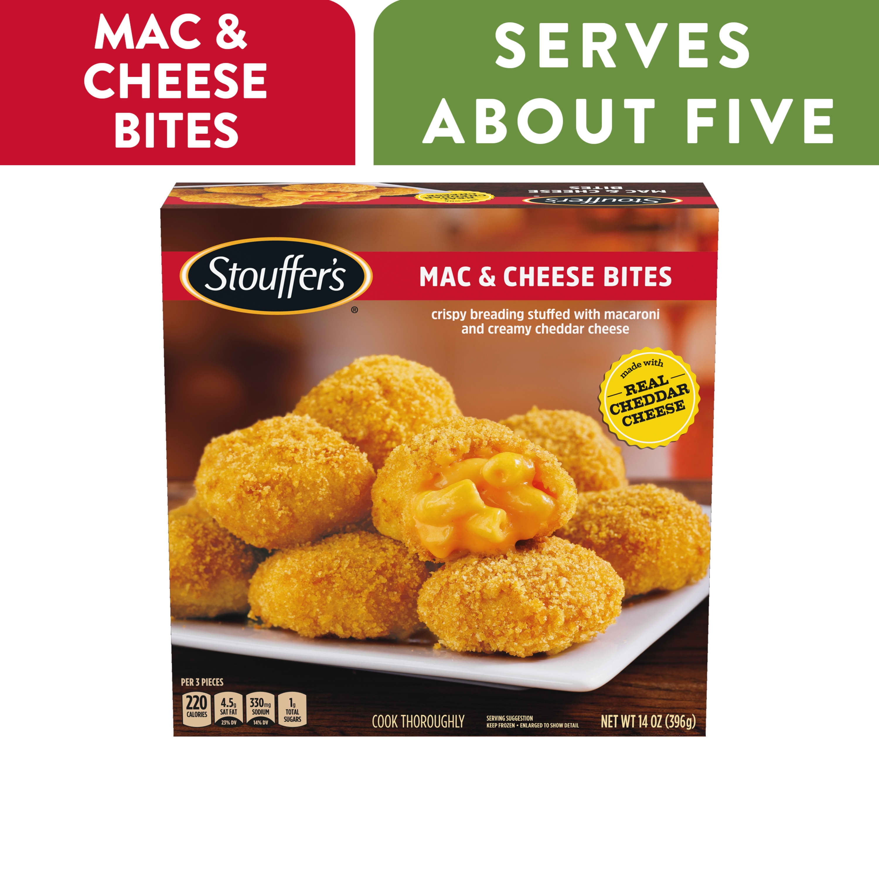 Stouffer's Mac & Cheese Bites Frozen Appetizer 14 oz