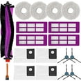 thumbnail image 2 of SHILIU-J15 Pro Ultra Replacement Parts Accessories Compatible with Eureka J15 Ultra Robot Vacuum Cleaner, Including 1 Main Brush, 4 Hepa Filters, 4 Mop Pads, 4 Dust Bag, 4 Side Brushes, 2 of 2