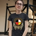 thumbnail image 3 of Tee Hunt The Medicine Wheel Dreamcatcher T-Shirt Native American Symbol Women's T-Shirt Tee, 3 of 5