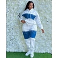 thumbnail image 4 of Hooded Tops and Pants Tracksuit Outfits Sweatsuit Set (XL, RosePink), 4 of 6