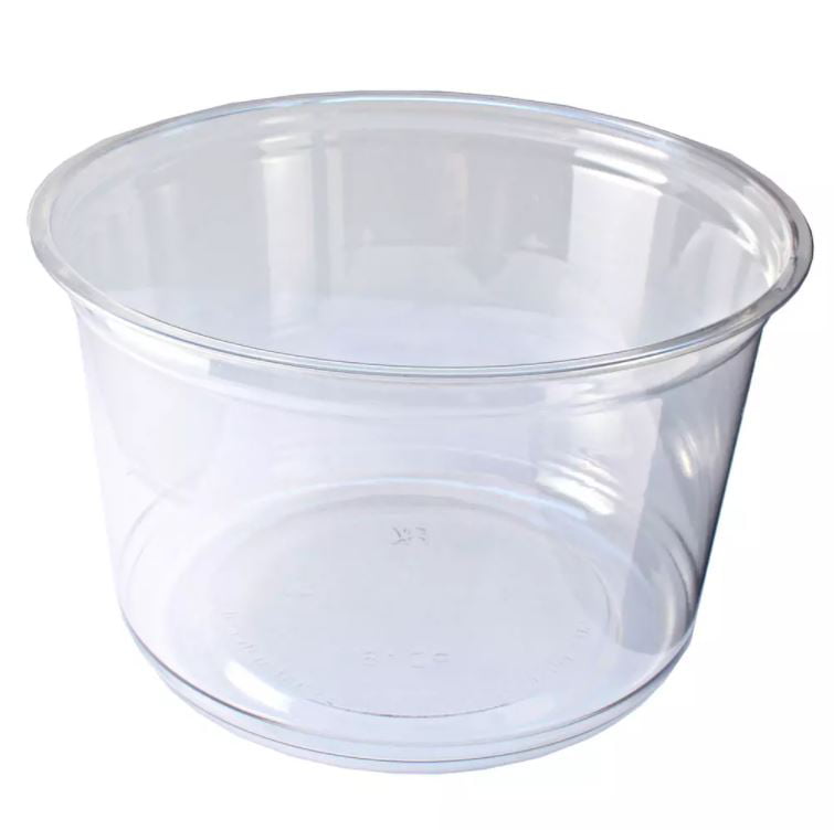 Fabri-Kal Microwaveable 16 oz White Polypropylene PP Deli Container 50 Count NEW 