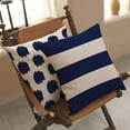 thumbnail image 5 of Navy Blue Nautical Anchors Throw Pillow Covers 18 x 18 Inch Set of 4, Geometric Blue Dots Cushion Cover Square Pillowcase Cotton Linen Outdoor for Sofa Couch Patio Home Decor, 5 of 6