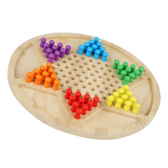 HILABEE Solitaire Board Game Brains Teaser Puzzles with Marbles Chess Solo Board Game