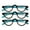 3 Pairs of Blue, variant on 3 Pairs of Womens Half Moon Spring Hinge Reading Glasses 3.5 Men Fashion Red Classic Readers +3.5