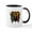 White/Black Inside, variant on CafePress - BISON Mugs - 11 oz Ceramic Mug - Novelty Coffee Tea Cup