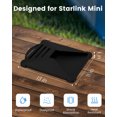 thumbnail image 2 of Mwin Starlink Mini Protective Cover, Waterproof Scratch-Resistant Silicone Case with Wavy Edge Design for Satellite Antenna, Portable Protector for RV (Black), 2 of 7