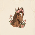 thumbnail image 4 of Inktastic Horse Girl Flowered Cute Girls Baby T-Shirt, 4 of 5