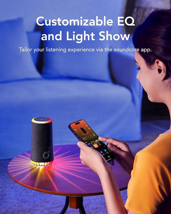 Glow Portable Wireless Speaker with Light Show