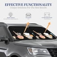 thumbnail image 4 of Saiise Little Chef Gnome for Foldable Car Sun Shades (2-Pack) Offer Sun Protection with an Easy-fold Design for Convenient Windshield Shading-Medium, 4 of 6
