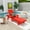 Red, variant on WestinTrends Shoreside Poly Reclining Chaise Lounge for Outdoor, Patio, Garden, Red