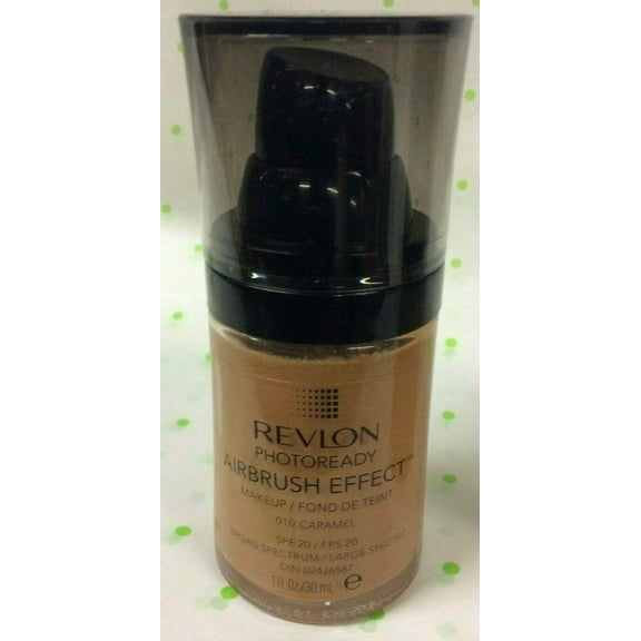Revlon Photoready Airbrush Effect Makeup Foundation SPF 20 NEW. Shade: CARAMEL #010