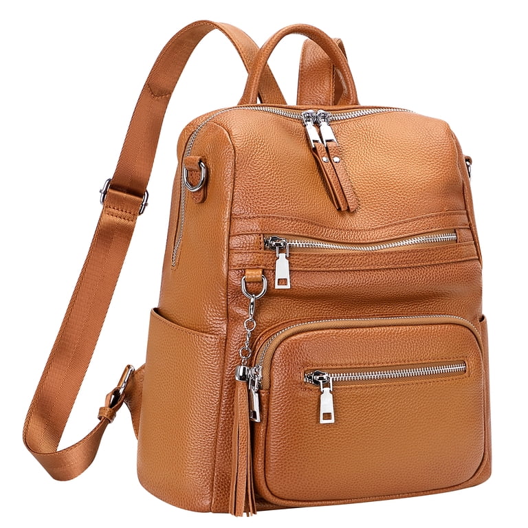 ALTOSY Genuine Leather Backpack Purse for Women Large Casual  display picture 2