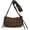 Brown, variant on Puffer Shoulder Bag for Women Puffy Crossbody Bag Trendy Cloud Purse Nylon Hobo Bag Bubble Handbag