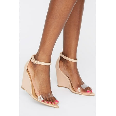 pointed open toe flat sandals