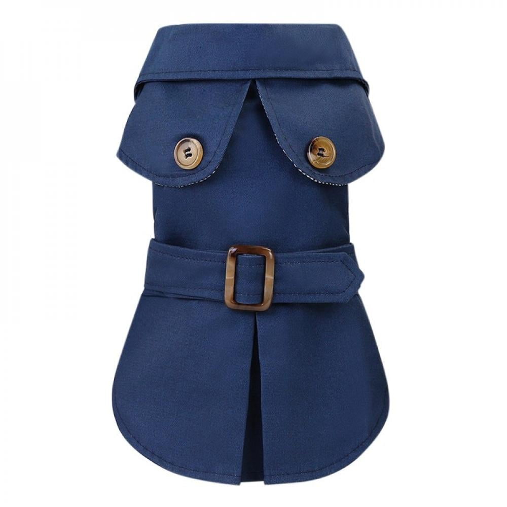 CLEARANCE! Pet Dog Clothes Pet British Coat for Small Dogs Pet Warm