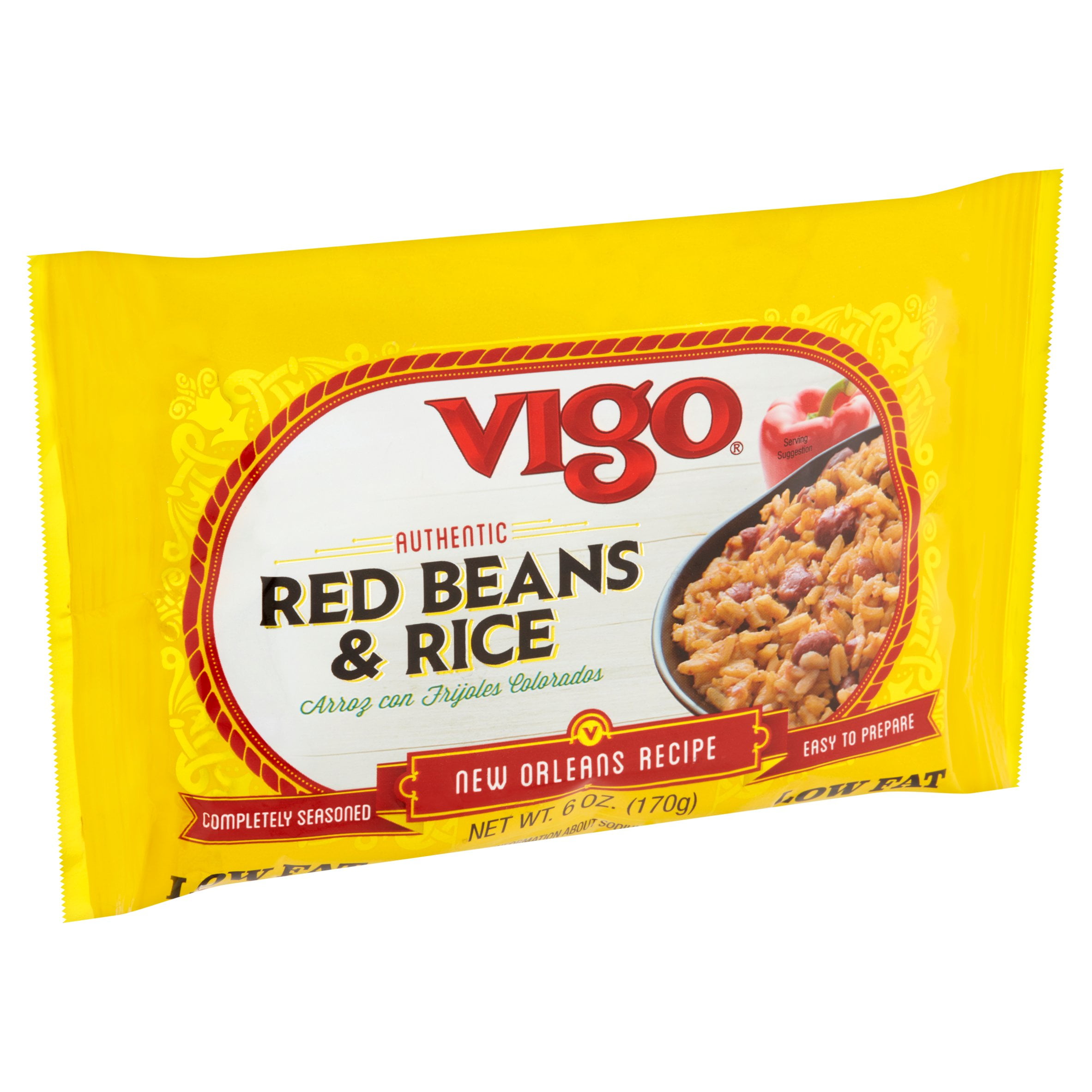(12 pack) Vigo Red Beans and Rice Dinner, 6 oz Bag